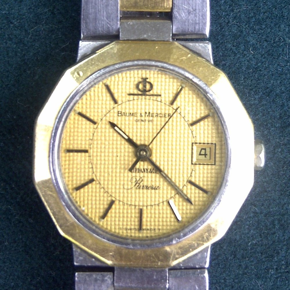 Baume & Mercier 18kt Gold & Stainless Steel